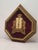 This is a vintage Judaica decorative wall plaque, often referred to as a "Luchot HaBrit" or Tablets of the Covenant...