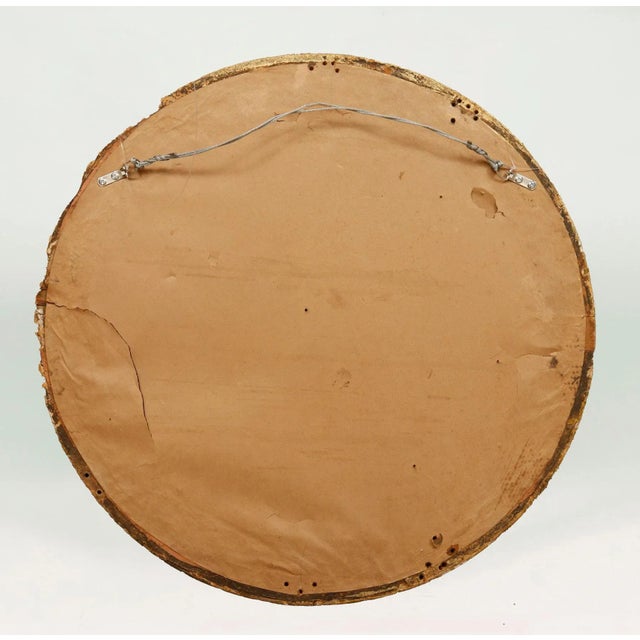 Early 19th Century Regency Giltwood Convex Mirror For Sale - Image 4 of 7