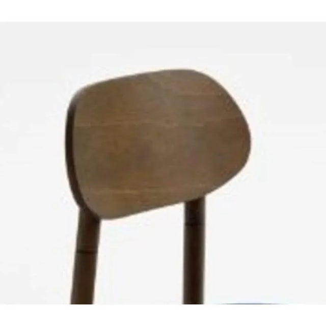 Contemporary Bokken Upholstered Chair in Caneletto and Blue by Colé Italia For Sale - Image 3 of 7