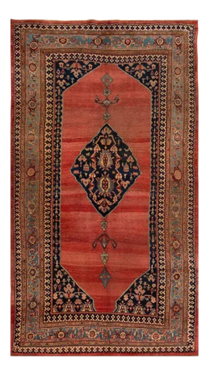 Early 20th Century Antique Bidjar Wool Rug