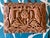 Wood 1940s Hand-Carved Wooden Cigarette Dispenser Box For Sale - Image 7 of 11