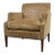 Late 20th to Early 21st Century Modern Khaki Accent Lounge Chair Down Seat & Tight Back For Sale