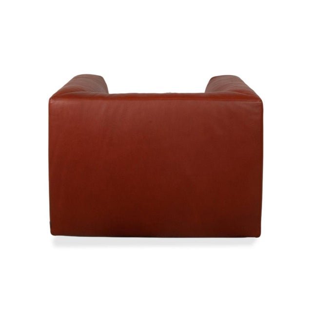 Red Leather Armchairs from Walter Knoll, Set of 2 For Sale - Image 11 of 14