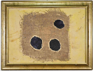 Giorgio Lo Fermo, Hommage to Burri, Oil Painting, 2019