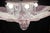 Large Vintage 1980s Murano Glass Ceiling Lamp Pink For Sale - Image 11 of 12