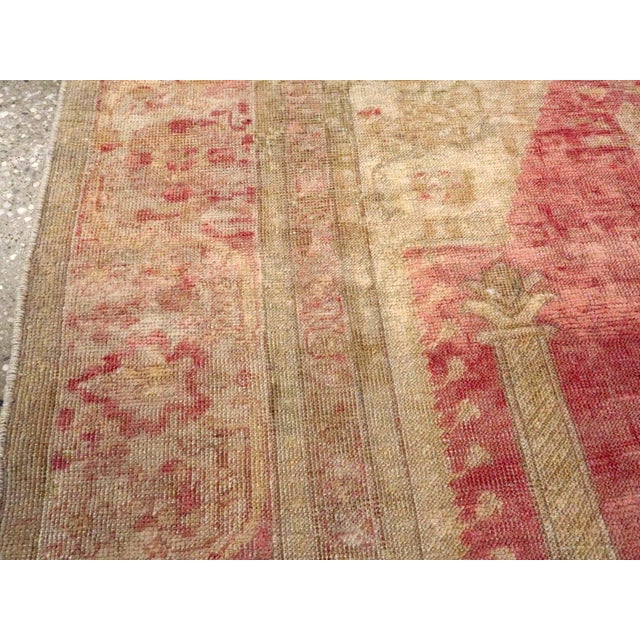 Rustic Galerie Shabab Collection Early 20th Century Turkish Sivas Throw Rug For Sale - Image 3 of 7