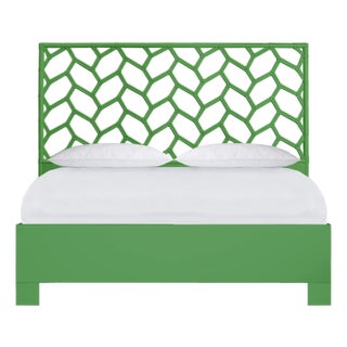 Silas Standard Bed King - Bright Green For Sale