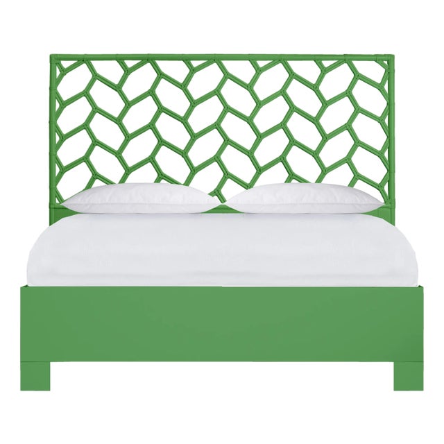 Silas Standard Bed King - Bright Green For Sale