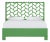 Silas Standard Bed King - Bright Green For Sale