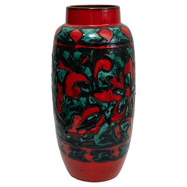 20th Century German 'W. Germany' Ceramic Vase For Sale - Image 15 of 18