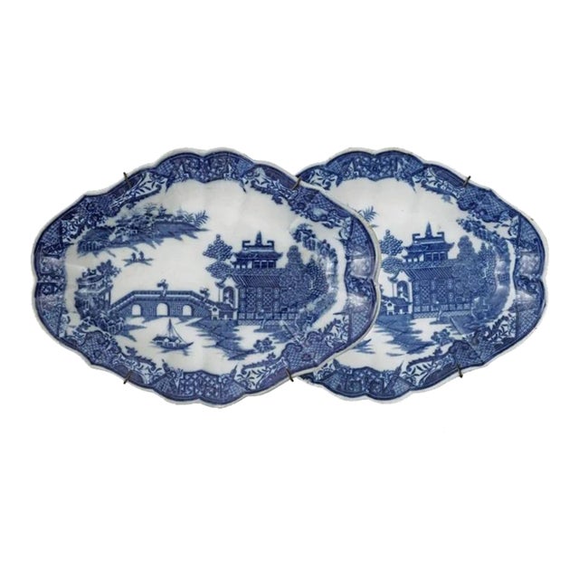 19th Century Georgian Lozenge Dessert Dish - a Pair For Sale