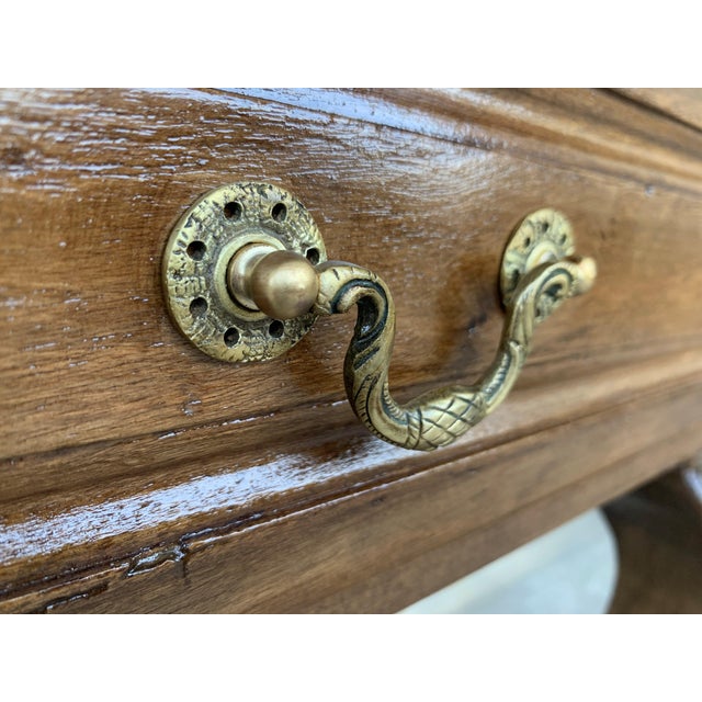 20th Century Pair of French Nightstands with One Drawer and Claw Feet For Sale - Image 11 of 18
