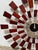 Mid-Century Modern Kenneth Wingard Mid 20th Century Inspired Sunburst Wall Clock For Sale - Image 3 of 12