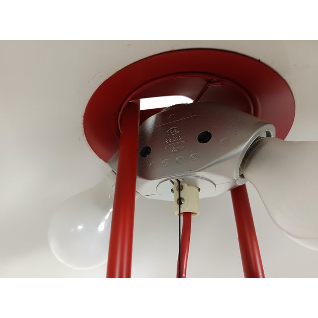 Vintage Red Floor Lamp, 1980s For Sale - Image 14 of 17