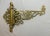 Large Antique 18th Century Handmade Brass Pivoting Wall Mount Hat Coat Rack Hook For Sale - Image 4 of 12