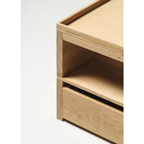 Oak Oil Eileen Bedside Table by Obstacles For Sale - Image 4 of 8