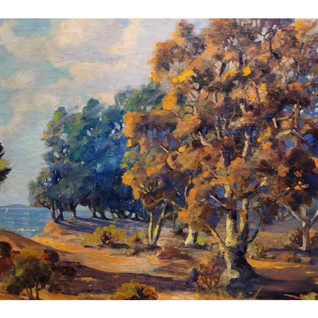 Horatio Nelson Poole - 1945 Lake Tahoe Landscape -Oil Painting For Sale - Image 4 of 8