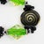 Angela Caputi Black and Green Resin Beaded Choker Necklace For Sale - Image 9 of 10