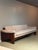 Taupe 1960s Milo Baughman Rosewood and Smoky Grey Brown Suede Three-Seater Sofa For Sale - Image 8 of 11