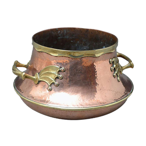 Large Victorian Copper and Brass Vessel