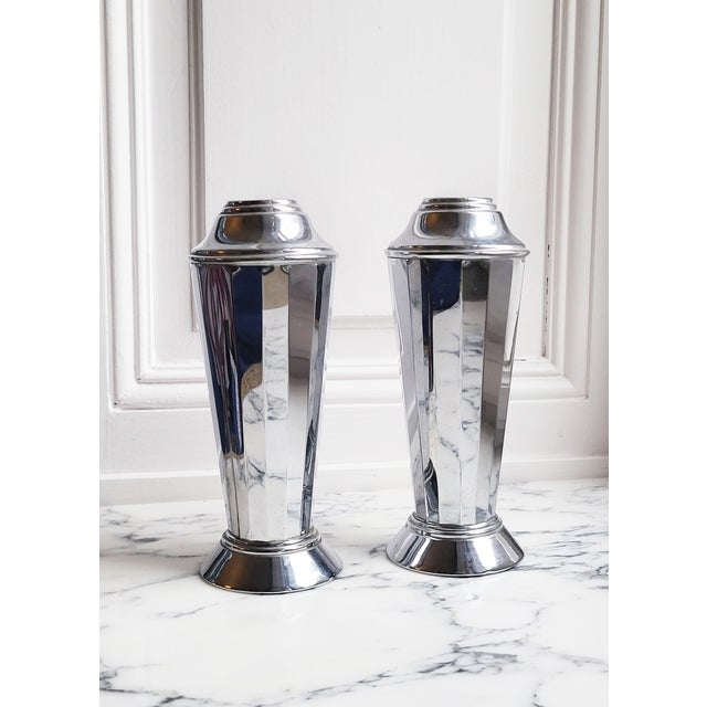 Vintage Art Deco Vases, 1920s, Set of 2 For Sale - Image 9 of 9