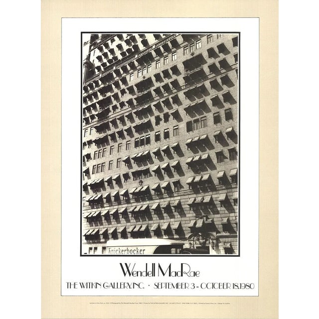 1980s 1980 Wendell Macrae 'Summer in New York' Surrealism Offset Lithograph For Sale - Image 5 of 5