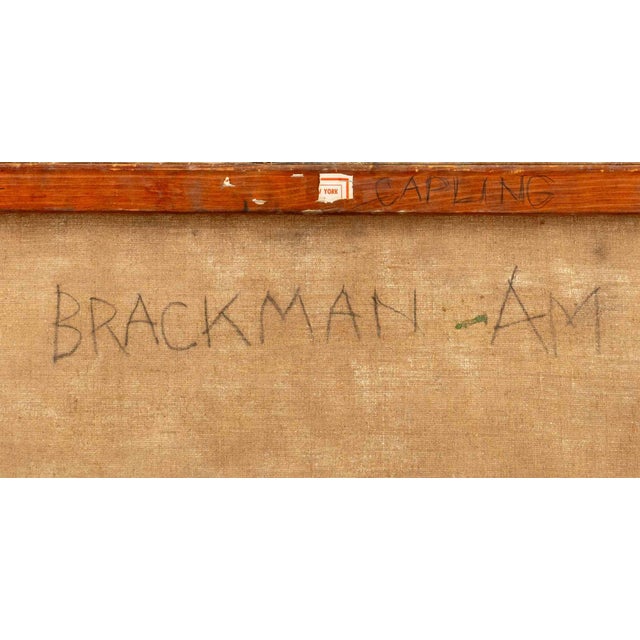 Textile Signed Portrait of an Elderly Man Oil on Canvas For Sale - Image 7 of 7