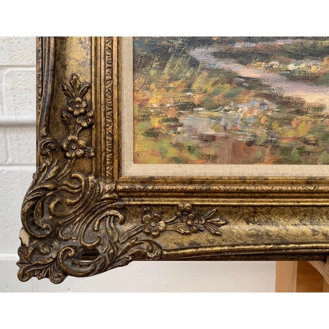 William Cunningham, Oil Painting of Murlough Bay with the Mourne Mountains in the Distance Ireland, 1990 Circa For Sale - Image 9 of 13