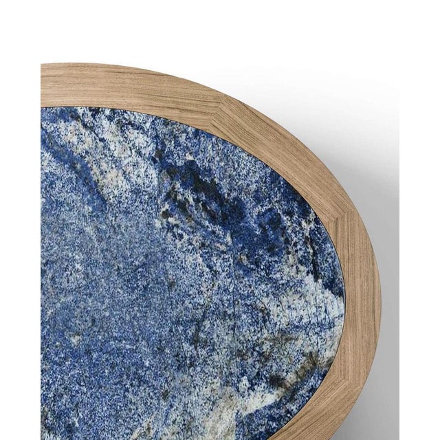 Blue Natural Walnut Coffee Table by Charlotte Perriand for Cassina For Sale - Image 8 of 15