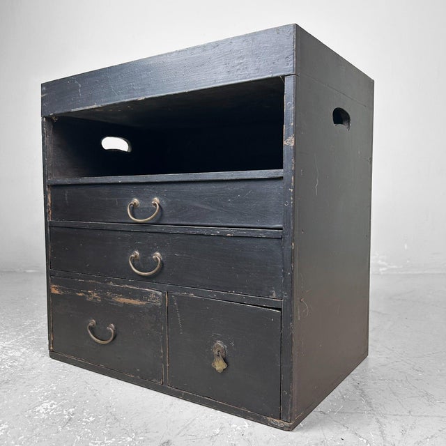 Small Meiji Tansu Storage Cabinet, Japan, 1890s For Sale - Image 14 of 14