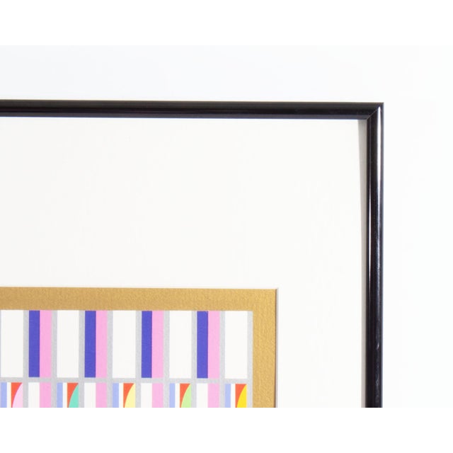 Abstract “Twelve Tribes of Israel: Asher” Serigraph Print by Yaacov Agam For Sale - Image 3 of 8