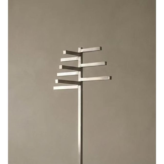 Not Yet Made - Made To Order All Directions Coat Hanger in Stainless Steel by Metalmorphosis Studio For Sale - Image 5 of 8