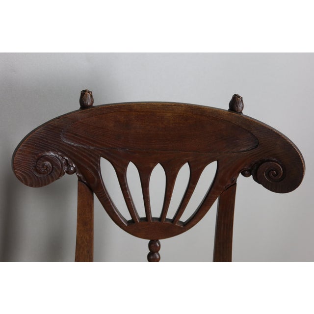 Art Nouveau Chair, 1890s For Sale - Image 4 of 15
