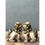 Ceramic Vintage Ceramic Foo Dog Statues - Pair For Sale - Image 7 of 12