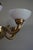 Danish Modern Art Deco Chandelier in Glass & Brass, 1940s For Sale - Image 11 of 18