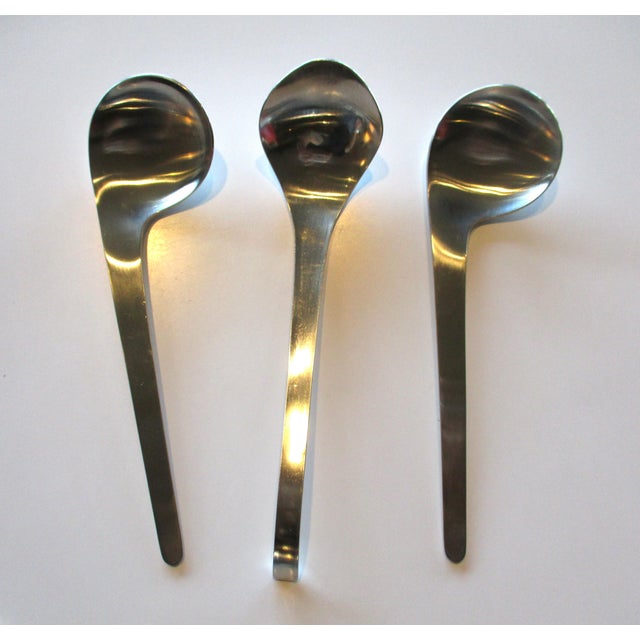 Arne Jacobsen 75 Piece Aj Flatware Set 12 - 6 Pc. Place Settings Denmark For Sale - Image 9 of 11