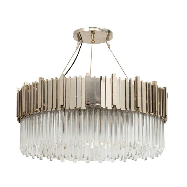 Art Deco Luxxu "Empire" Suspension Chandelier For Sale - Image 3 of 9