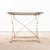 Vintage French White Rectangular Metal Folding Dining Table, 1950s For Sale - Image 3 of 10