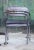 Mid-Century Modern PostModern Chrome Tubular Armchair in Grey Velvet on Casters For Sale - Image 3 of 13