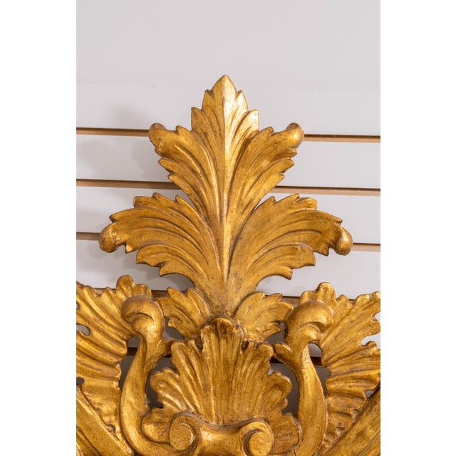 Italian Gold Gilt Finish Neoclassical Mirror For Sale - Image 12 of 14