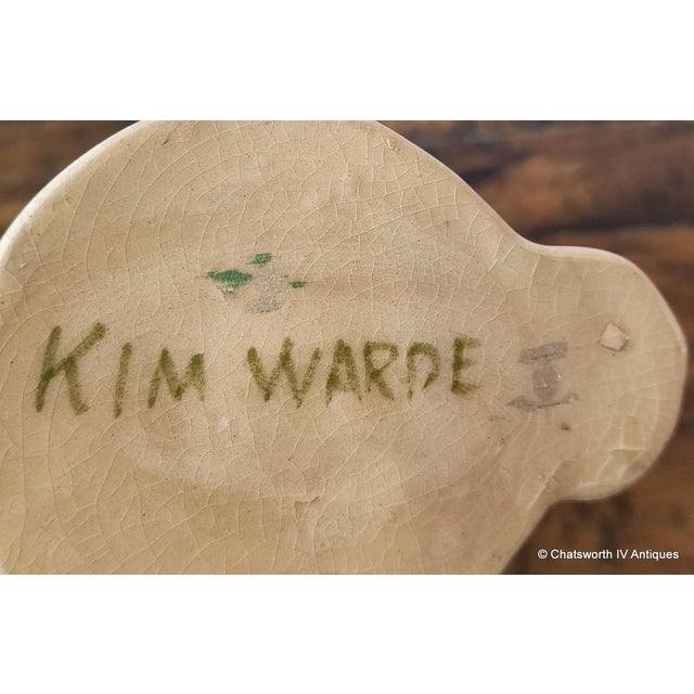 1950s Vintage Mid Century Modern Kim Ward Ceramic Planter Figurine, C1950s For Sale - Image 5 of 6