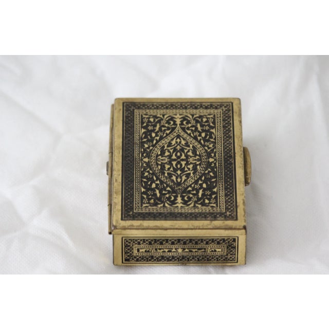 Gold Jewelry Box, France, 1970s For Sale - Image 6 of 10