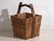 Wood Antique Chinese Wooden Basket For Sale - Image 7 of 10