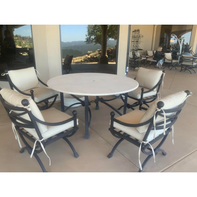 2000 - 2009 Kreiss Mykonos Patio Dining Chairs Set of 6 For Sale - Image 5 of 8