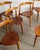 1950s Danish Mid-Century Wooden FH 4103 / Heart Dining Chairs by Hans J Wegner for Fritz Hansen, 1950s, Set of 8 For Sale - Image 5 of 11