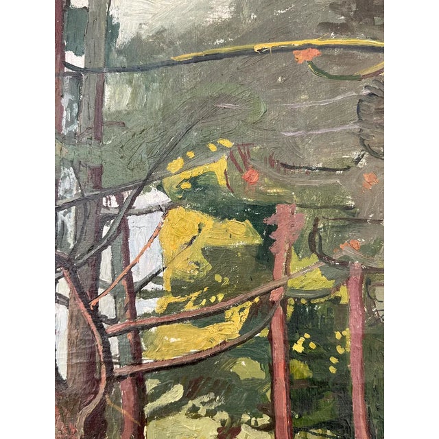William Müller, L'orée du sentier, Oil on Canvas For Sale - Image 7 of 10