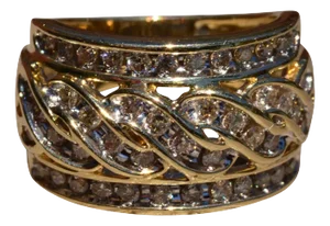 The Washington Square: Vintage Ladies Diamond Cocktail Ring