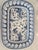 Traditional Williams-Sonoma Blue and White Portuguese Serving Tray For Sale - Image 3 of 8