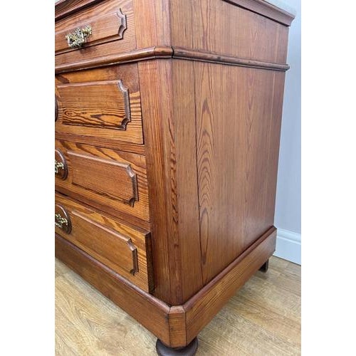 Vintage French Style Chest of Drawers with Marble Top For Sale - Image 9 of 16