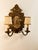 Wall Lamp with Central Mirror and Parchment Lampshades For Sale - Image 14 of 18